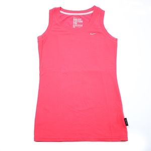 Nike Dri Fit Pink Cotton Sleeveless Workout Top XS